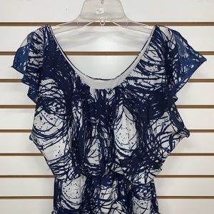 Printed Mini Dress with Pockets